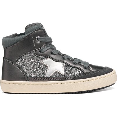 Sneakers Geox J Kalispera Girl J664GB 0NFEW C9002 M Dunkelsilber