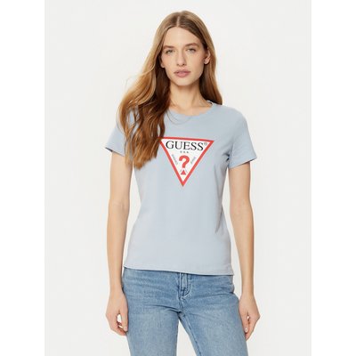 Guess T-Shirt W1YI1B I3Z14 Blau Slim Fit