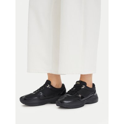 Sneakers Tommy Hilfiger Modern Runner Shiny Leather FW0FW09413 Schwarz