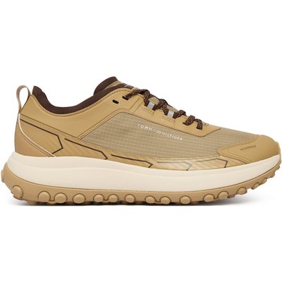 Sneakers Tommy Hilfiger The Canyon X M Mix Runner Wpm FM0FM06066 Hellbraun