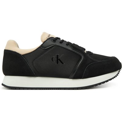 Sneakers Calvin Klein Jeans Runner Laceup Low Mg Media YW0YW01644 Schwarz