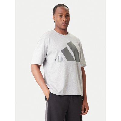 adidas T-Shirt JM1707 Grau Loose Fit