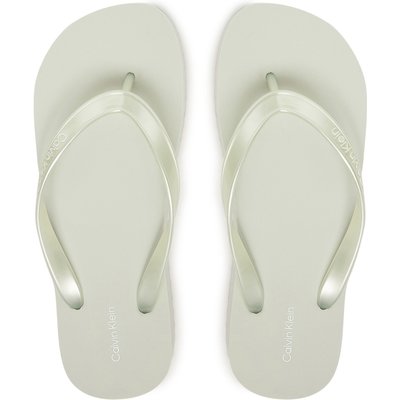 Zehentrenner Calvin Klein Flatform Flip Flop Met Tpu HW0HW03120 Hellblau
