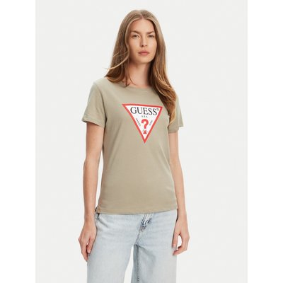 Guess T-Shirt W1YI1B I3Z14 Grün Regular Fit
