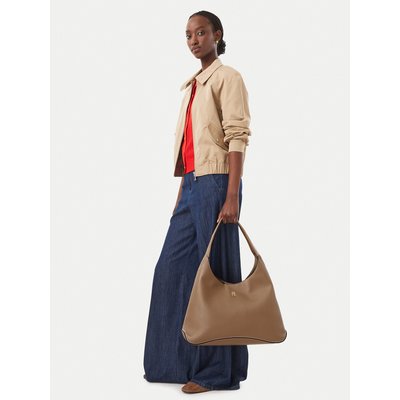 Handtasche Tommy Hilfiger Th Everyday Hobo AW0AW19187 Beige