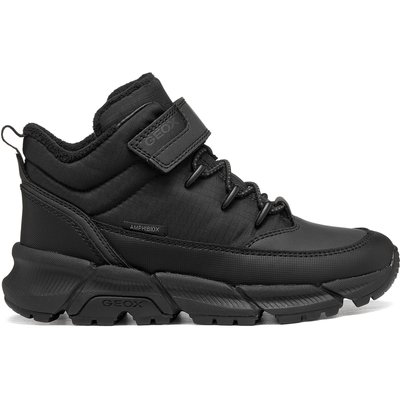 Schnürschuhe Geox J Flexyper Plus Boy B Abx J66LCA 0FUME C9999 S Schwarz