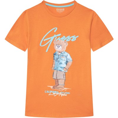 Guess T-Shirt L6GI09 K8HM4 Orange Regular Fit