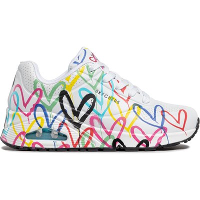 Sneakers Skechers Uno Spread The Love 55507/WMLT Weiß