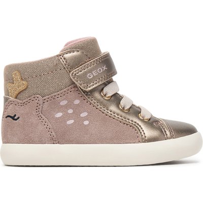 Sneakers Geox B Gisli Girl B661MA 022NF C5005 M Dunkelbeige