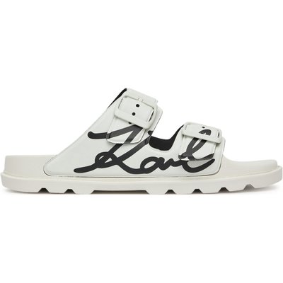 Pantoletten KARL LAGERFELD Kondo Tred KL80972 Weiß