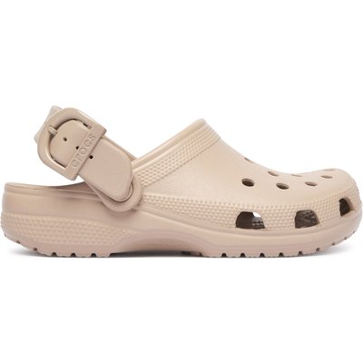 Pantoletten Crocs Classic Enamel Buckle Clog 213347 Beige