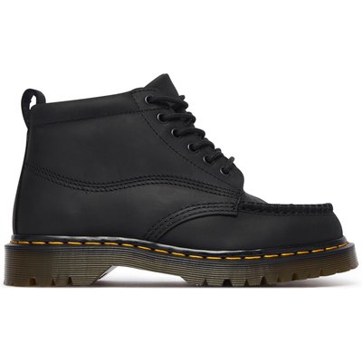 Schnürschuhe Dr. Martens Lowell Chukka 6 Eye Crazy Horse DM43680001 Schwarz