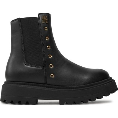 Stiefeletten Tommy Hilfiger Chelsea T3A5-33578-1351 S Schwarz
