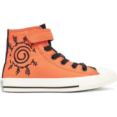 Sneakers aus Stoff Converse Ctas 1V Hi X Naruto A14840C Orange