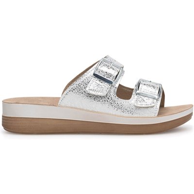 Pantoletten Inblu FT020400 Silberfarben