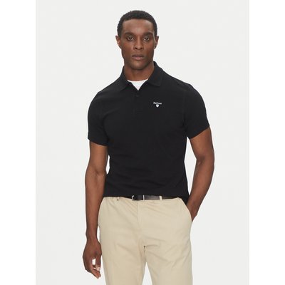 Barbour Poloshirt Original Sports MML0358BK31 Schwarz Tailored Fit