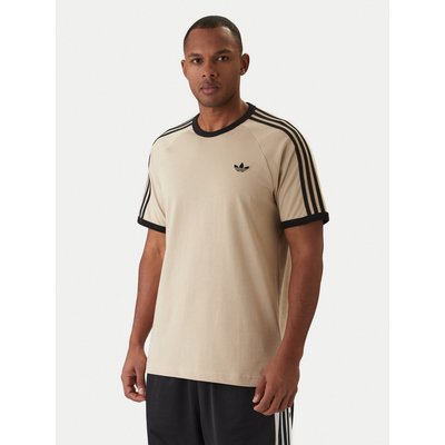 adidas T-Shirt 3-Stripes KE7964 Beige Regular Fit