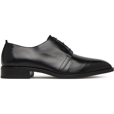 Halbschuhe Calvin Klein Slim Clean Derby Lth HM0HM02004 Schwarz