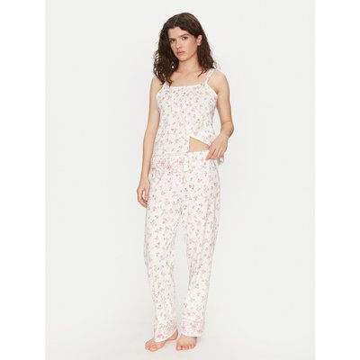 LAUREN RALPH LAUREN Pyjama ILN72408 Écru Regular Fit
