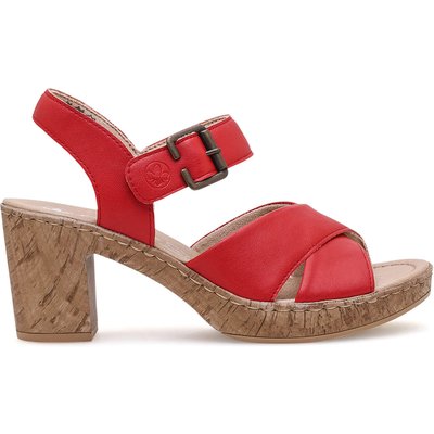 Sandalen Rieker 66853-33 Rot