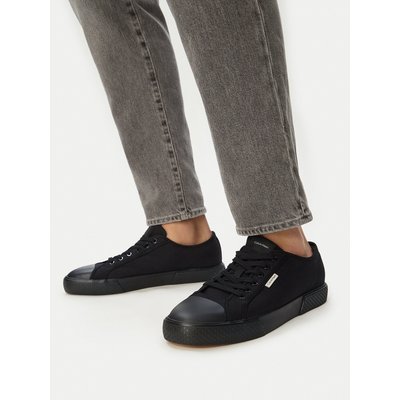 Sneakers aus Stoff Calvin Klein Vulc Laceup Cv HM0HM02121 Schwarz