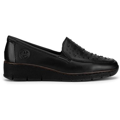 Halbschuhe Rieker 53752-00 Schwarz
