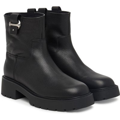Stiefeletten Calvin Klein Chunky Ankle Boot Lth Hdw HW0HW03202 Schwarz