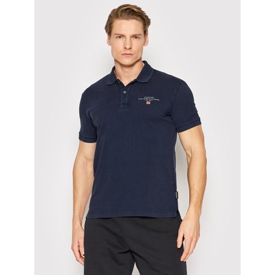 Napapijri Poloshirt Elbas NP0A4GDL Dunkelblau Regular Fit