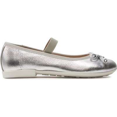 Ballerinas Geox Jr Plie' J4555D 00044 C1007 S Silberfarben