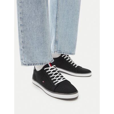Sneakers aus Stoff Tommy Hilfiger Harlow 1D FM0FM00596 Schwarz