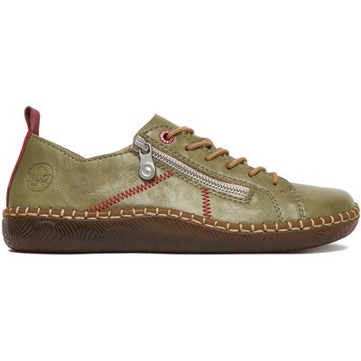 Halbschuhe Rieker N2401-54 Grün