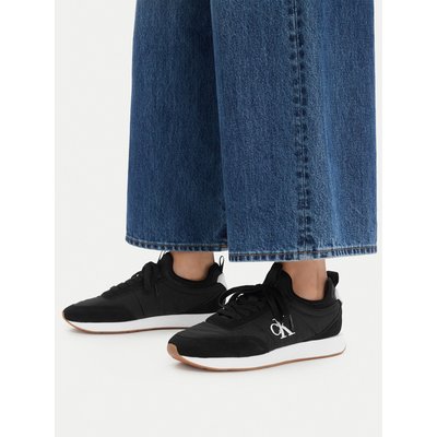 Sneakers Calvin Klein Retro Runner Lace Up Sock YW0YW02060 Schwarz