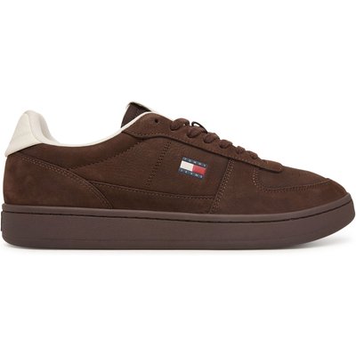 Sneakers Tommy Jeans Archive 98' Nubuck Court EM0EM01788 Dunkelbraun