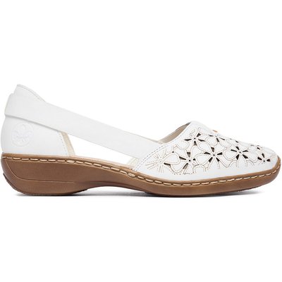 Halbschuhe Rieker CEO-41356-80 Weiß