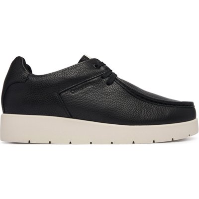 Halbschuhe Calvin Klein Hybrid City Lug Ck Apron T Lth HM0HM02349 Schwarz