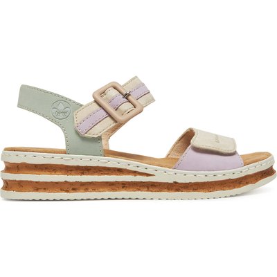 Sandalen Rieker 62900-90 Beige