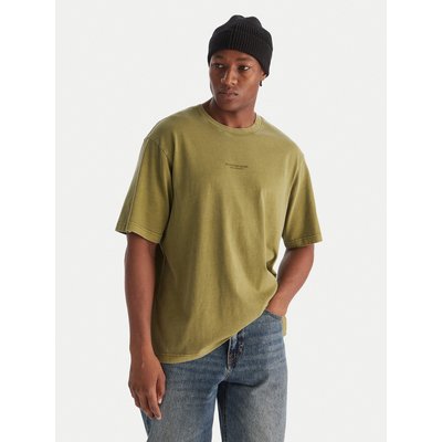 G-Star Raw T-Shirt Overdyed D24780-C756 Grün Boxy Fit