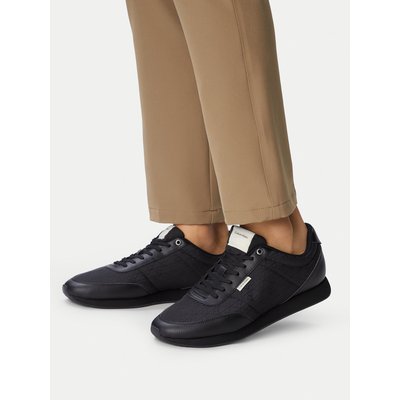 Sneakers Calvin Klein Retro Runner T Lth Aop Ny HM0HM02213 Schwarz