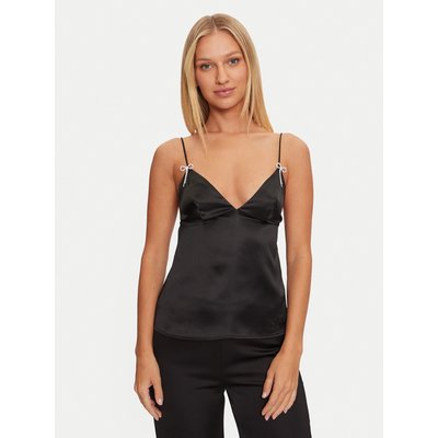 Guess Pyjama-T-Shirt O4BH00 WGIN0 Schwarz Regular Fit