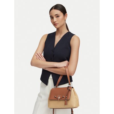 Handtasche Guess Maggie Straw HWWG97 53190 Beige