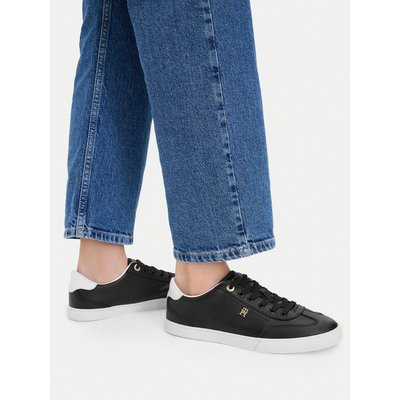 Sneakers Tommy Hilfiger Th Chic Low Profile Vulc FW0FW09104 Schwarz