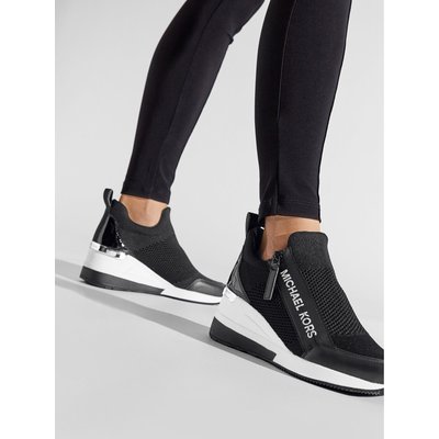 Sneakers MICHAEL Michael Kors Willis Wedge Trainer 43S2WIFS1D Schwarz
