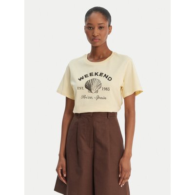 Weekend Max Mara T-Shirt Bora 2615971042 Gelb Regular Fit
