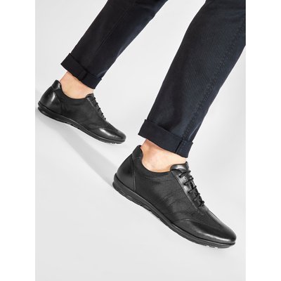 Halbschuhe Geox U Symbol B U74A5B 01143 C9999 Schwarz