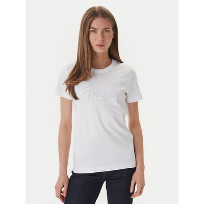 Guess T-Shirt W6GI08 K3023 Weiß Regular Fit