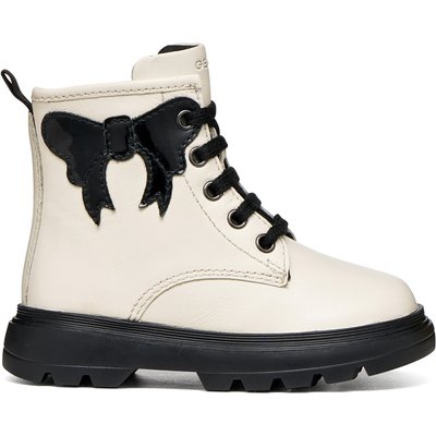 Schnürschuhe Geox B Kiddartah Girl B665YA 08502 C1M9B M Creme