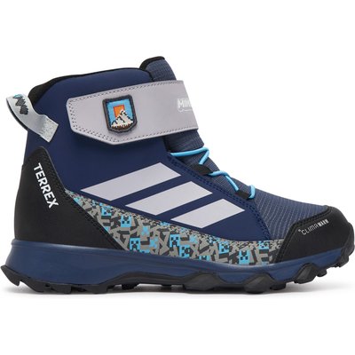 Trekkingschuhe adidas Minecraft Terrex Snow Cf Climawarm Winter Shoes Kids KJ6489 Blau
