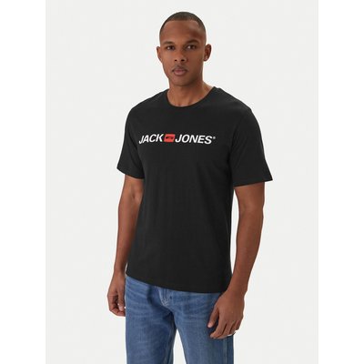 Jack & Jones T-Shirt Jjecorp Logo 12137126 Schwarz Slim Fit