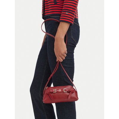 Handtasche Tommy Hilfiger Th Buckle AW0AW19511 Rot