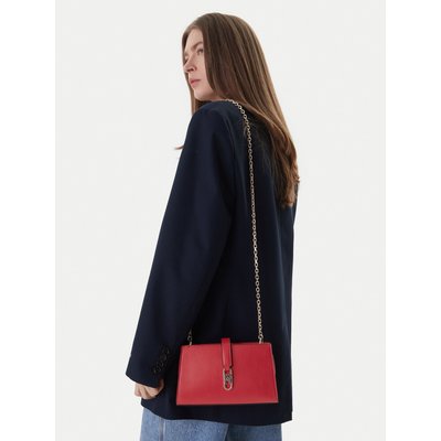 Handtasche Tommy Hilfiger Th Libre Chain Crossover AW0AW18614 Rot